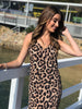 LEOPARD PRINT MAXI DRESS